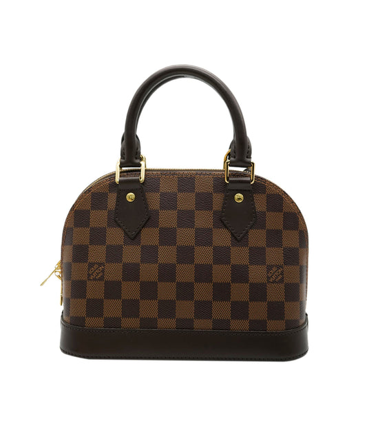 Louis Vuitton Damier Ebene Alma BB Canvas Handbag 5