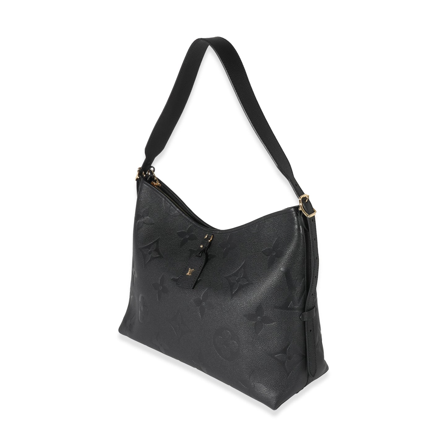 Louis Vuitton Empreinte CarryAll MM Monogram Black Handbag Carryall Mm