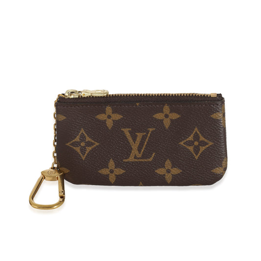 Louis Vuitton Key Pouch Monogram Canvas Handbag 5