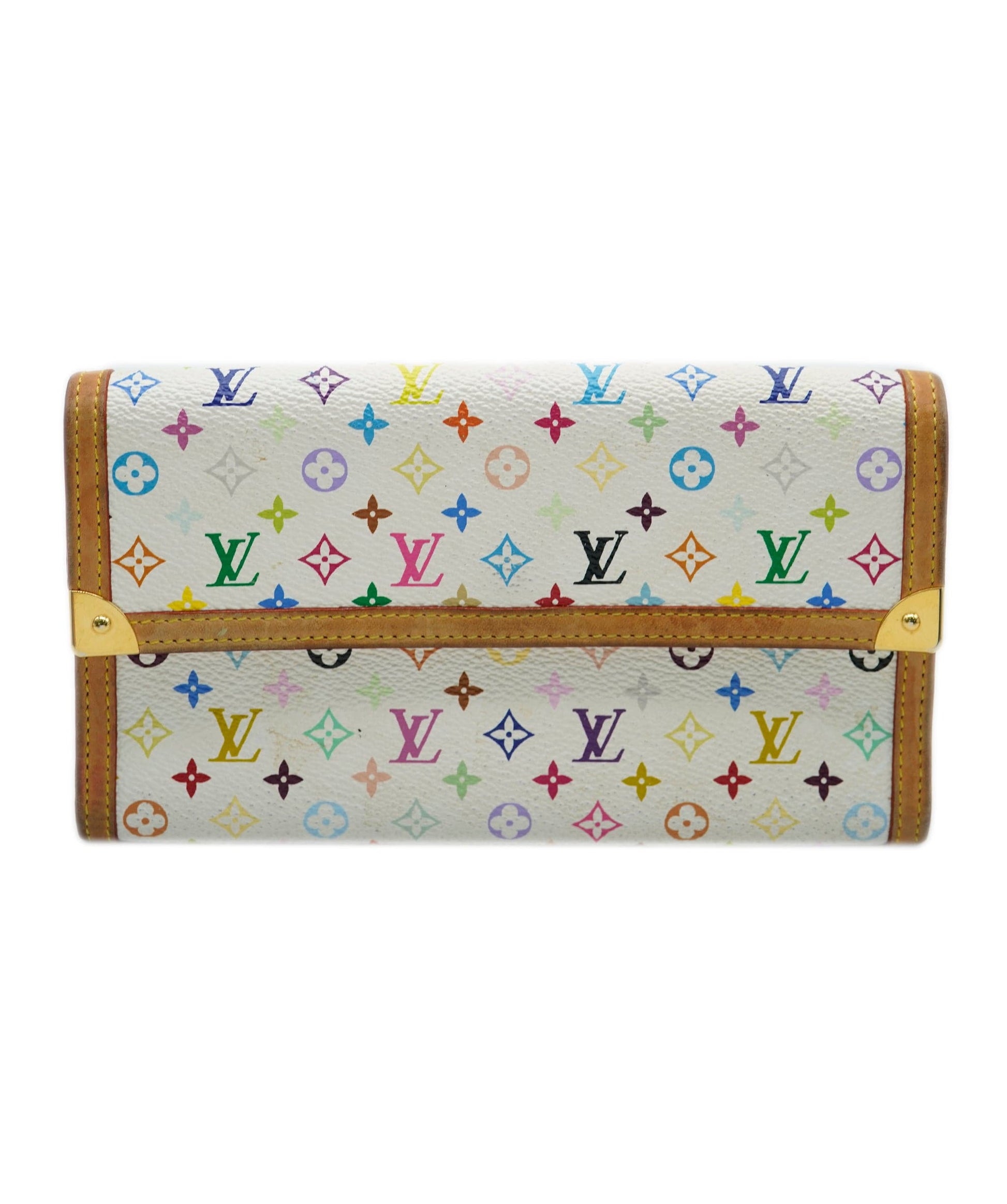 Louis Vuitton Porte Tresor International Monogram Multicolor Wallet Case