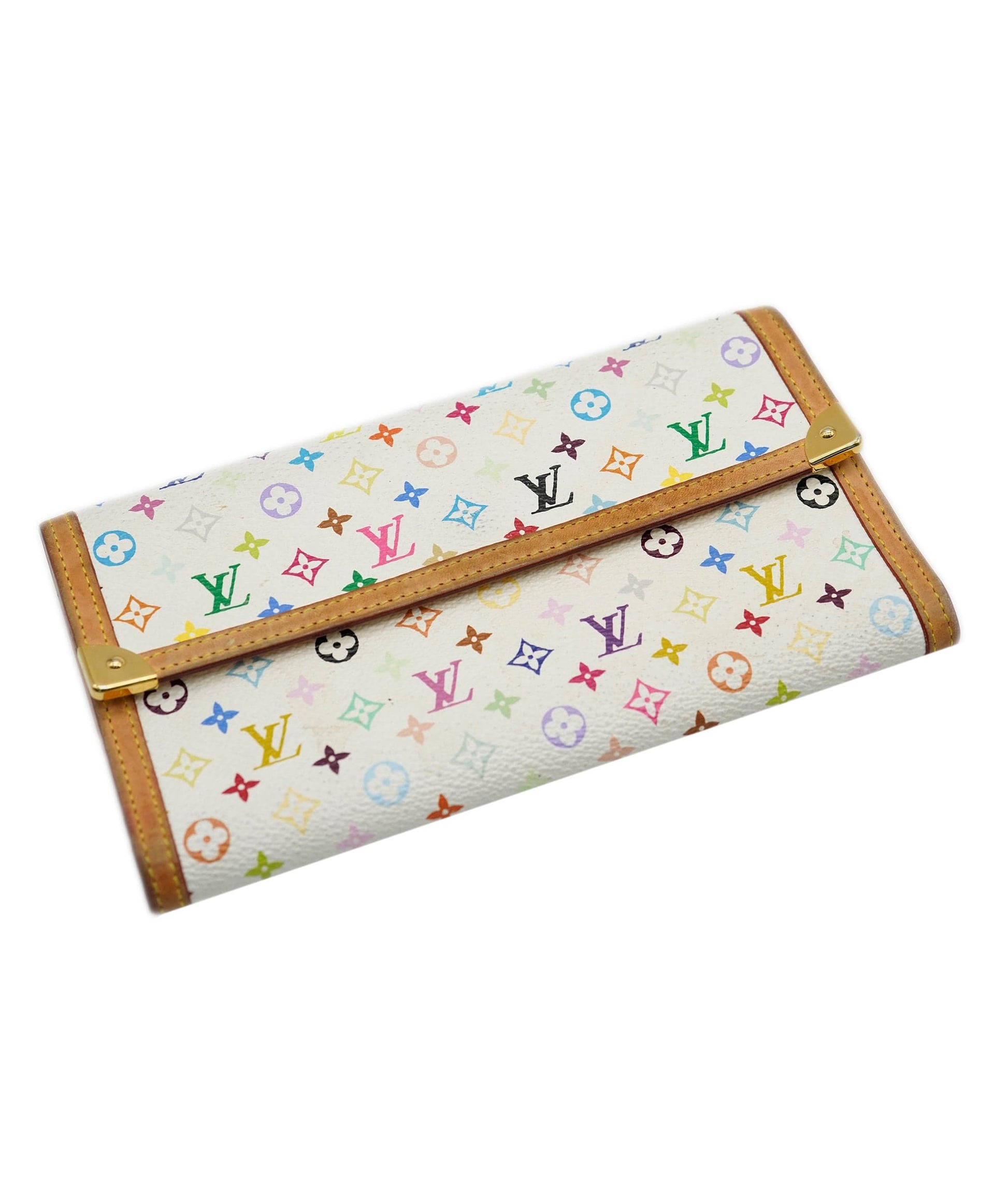 Louis Vuitton Porte Tresor International Monogram Multicolor Wallet Case