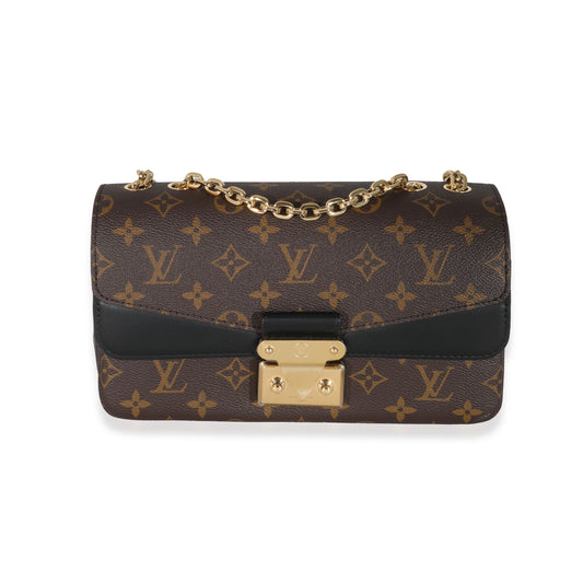 Louis Vuitton Marceau Monogram Leather Canvas Black Handbag