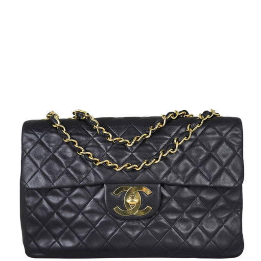 Chanel Maxi Jumbo XL Single Bag Lambskin Flap Handbag