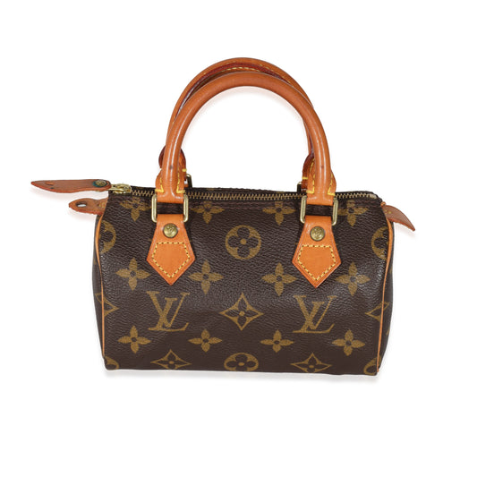 Louis Vuitton Nano Speedy Monogram Canvas Handbag Nano Speedy