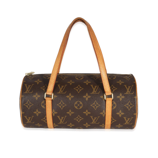 Louis Vuitton Papillon 28 Monogram Canvas Handbag