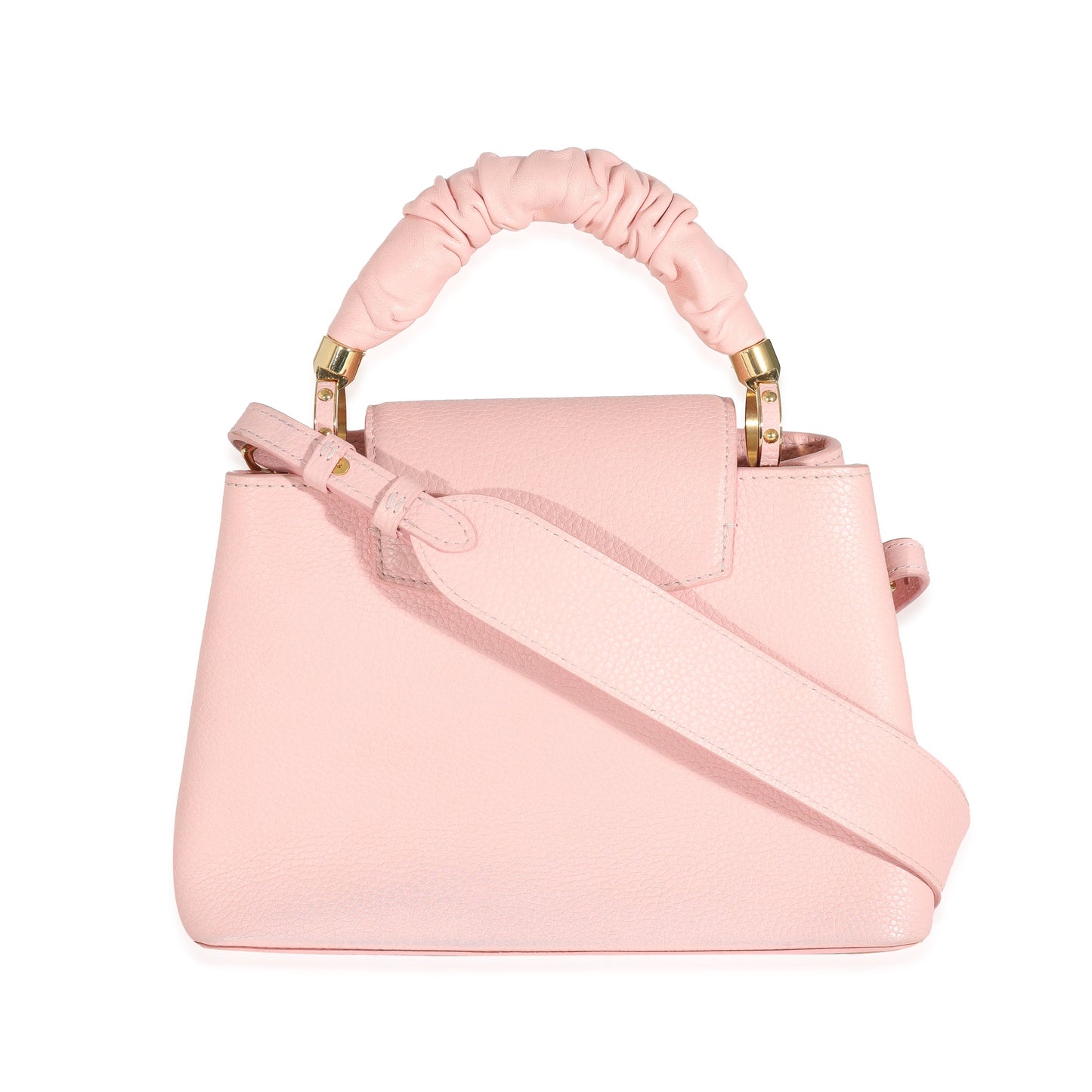 Louis Vuitton Bubble Gum Taurillon Scrunchie Capucines Pink Hat