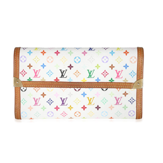 Louis Vuitton Multicolore Porte Tresor International Monogram Canvas Wallet Case