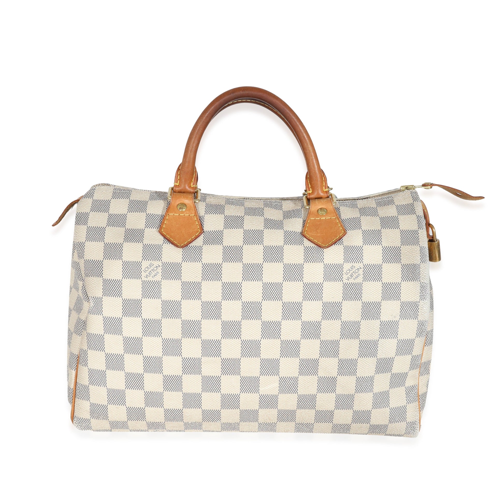 Louis Vuitton Damier Azur Speedy 30 Canvas Handbag Speedy 30
