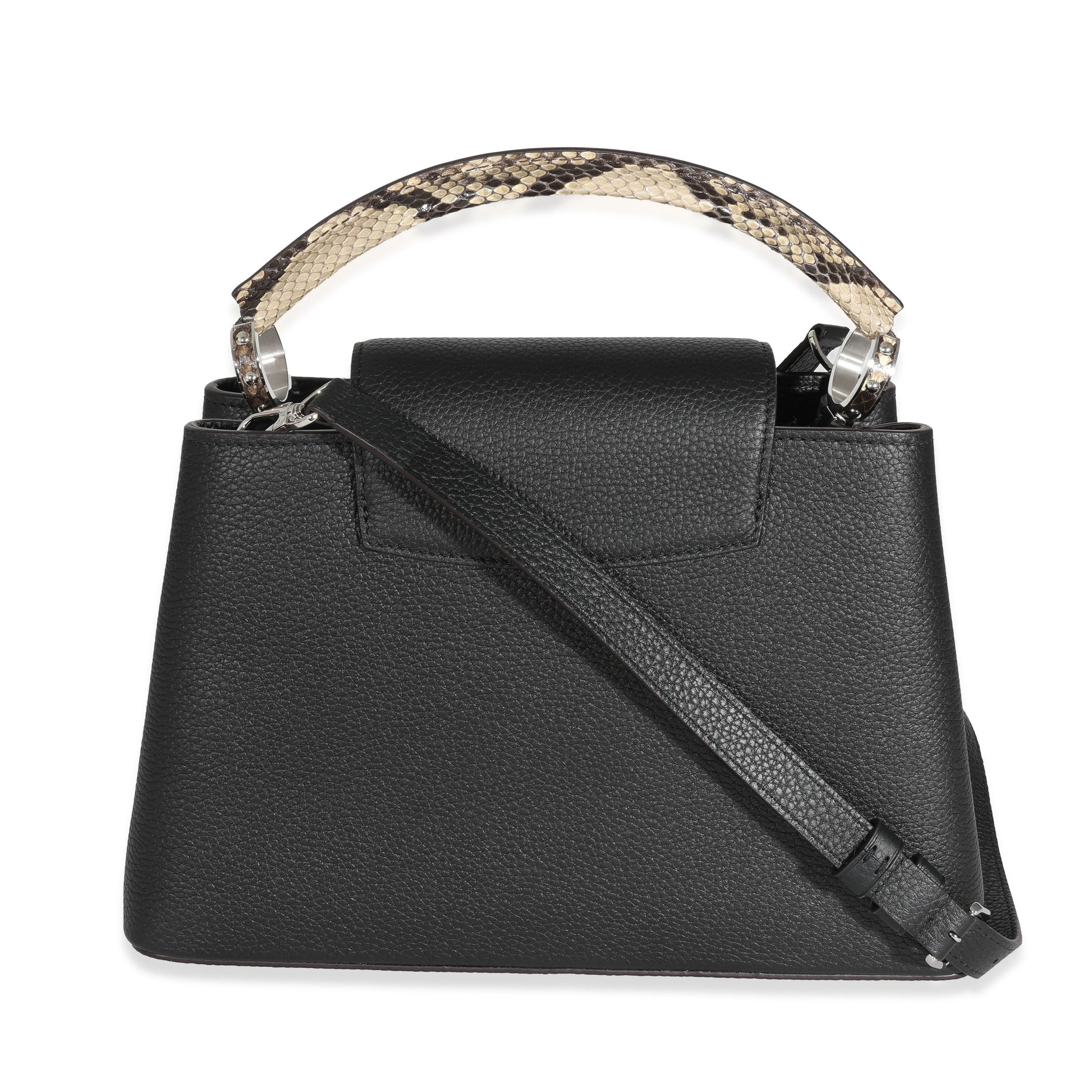 Louis Vuitton Taurillon Capucines PM Python Black Hat Capucines Pm