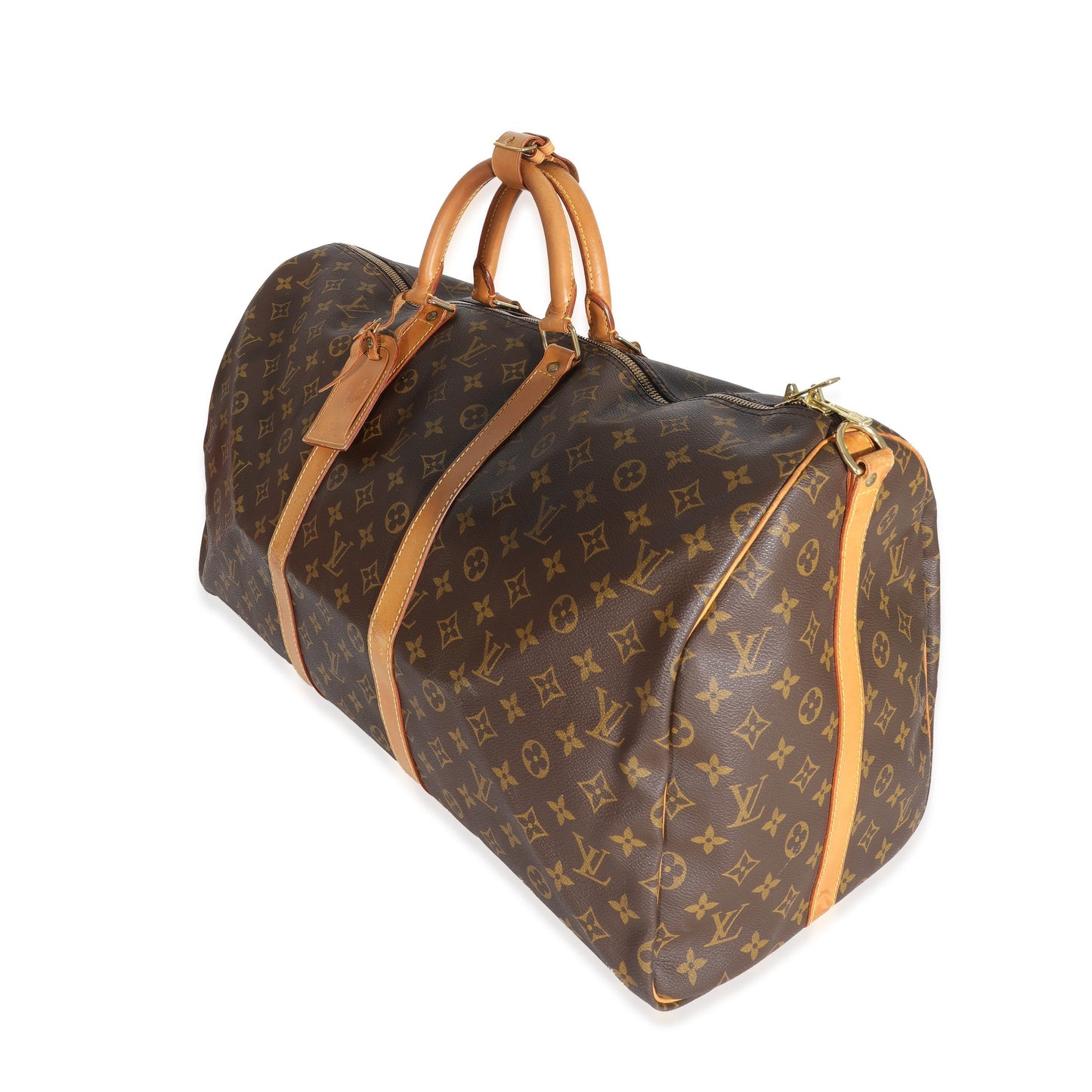 Louis Vuitton Keepall Bandoulière 55 Monogram Canvas Handbag