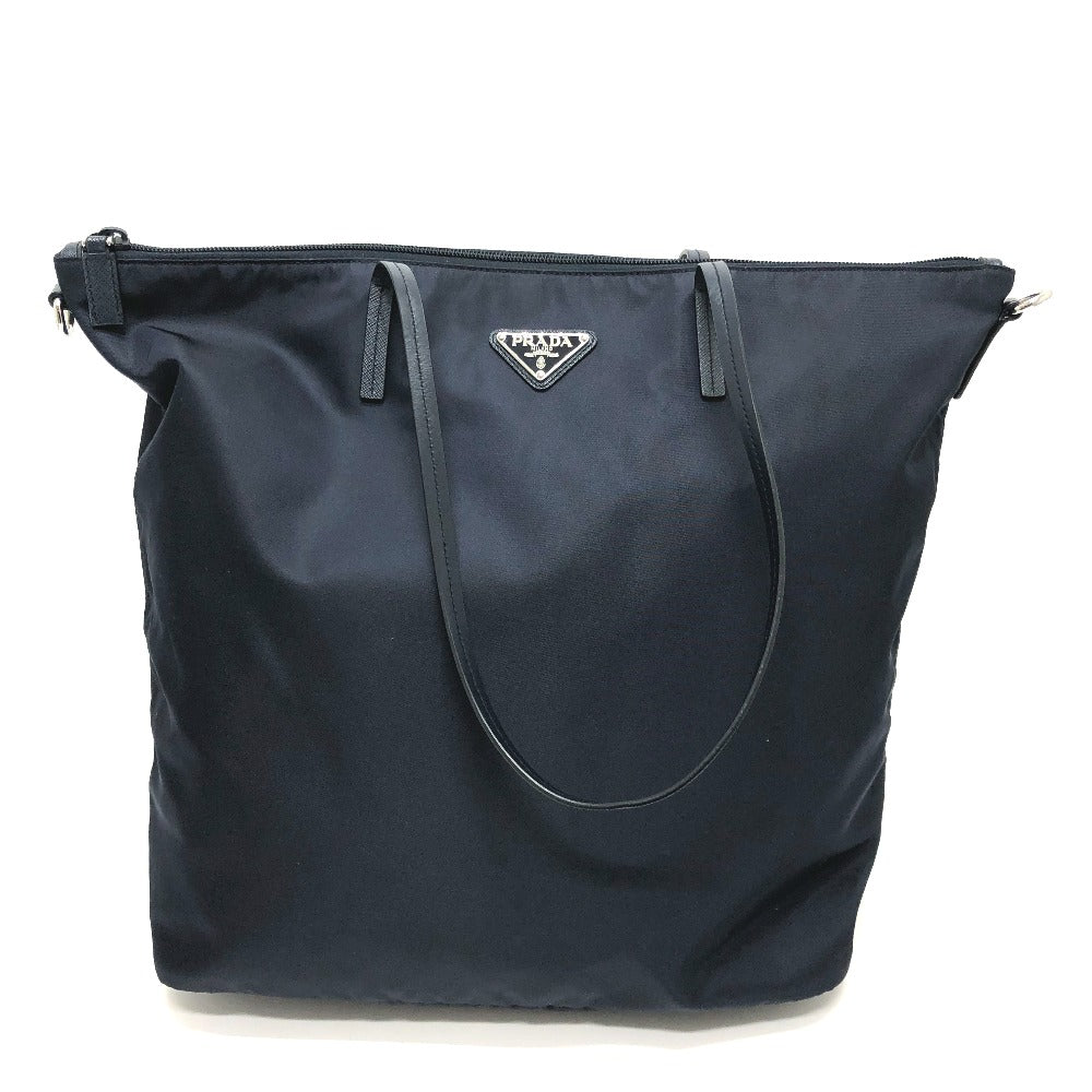 Shoulder Bag Navy Triangle Tote Bag Crossbody Nylon Logo Crossbody Bag