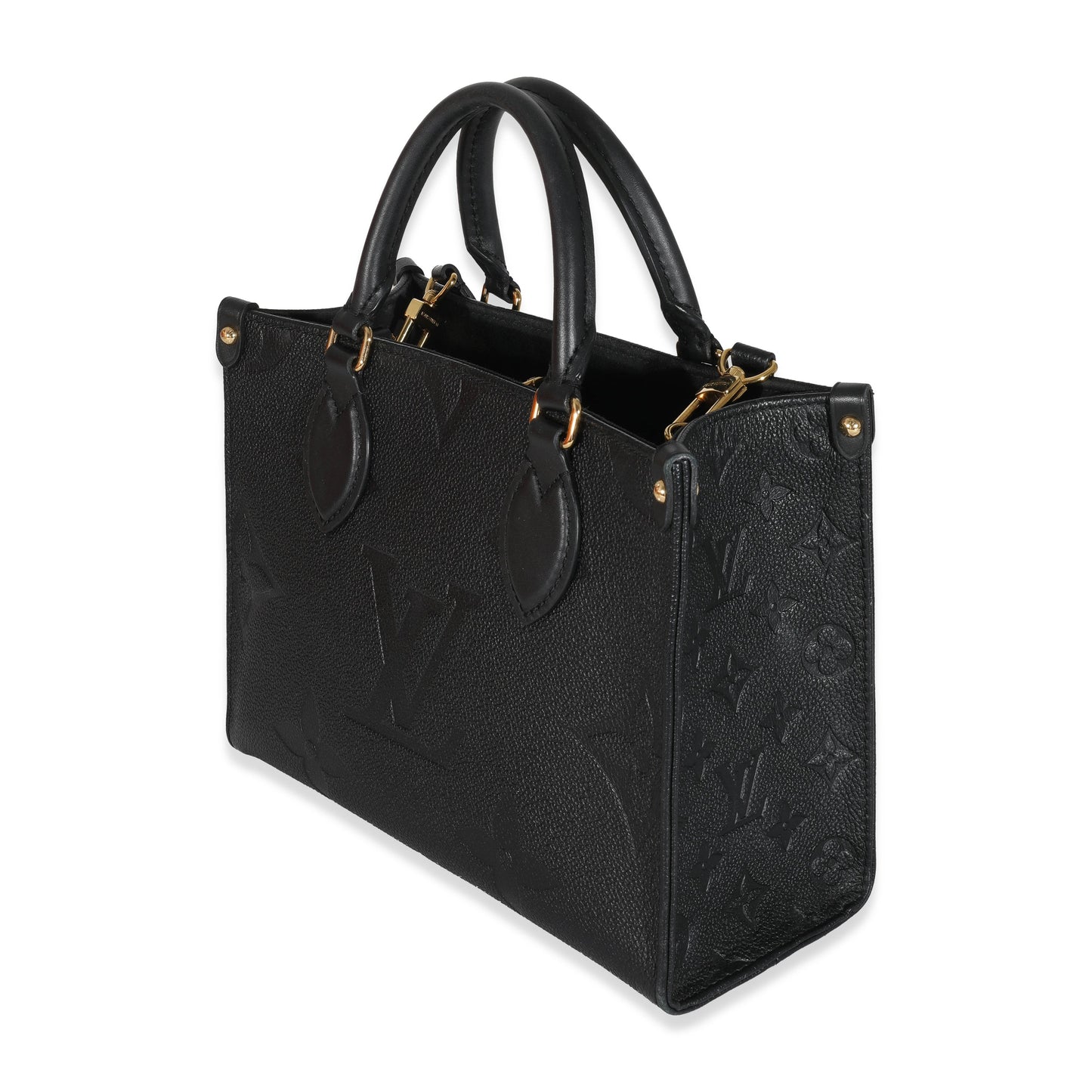 Louis Vuitton Empreinte Giant Onthego PM Monogram Black Handbag