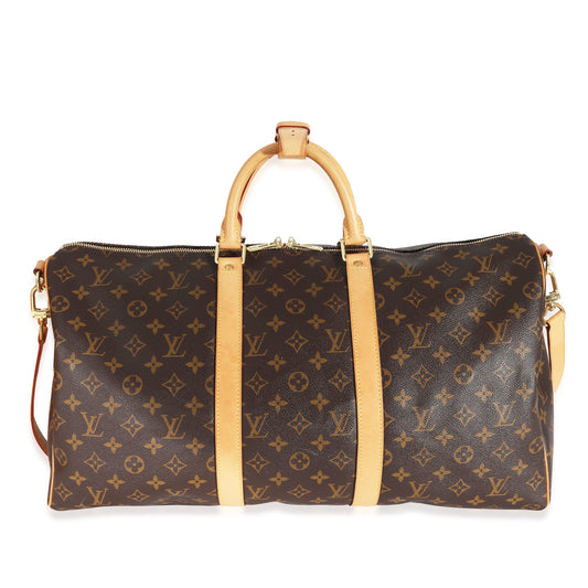 Louis Vuitton Keepall Bandoulière 50 Monogram Canvas Handbag