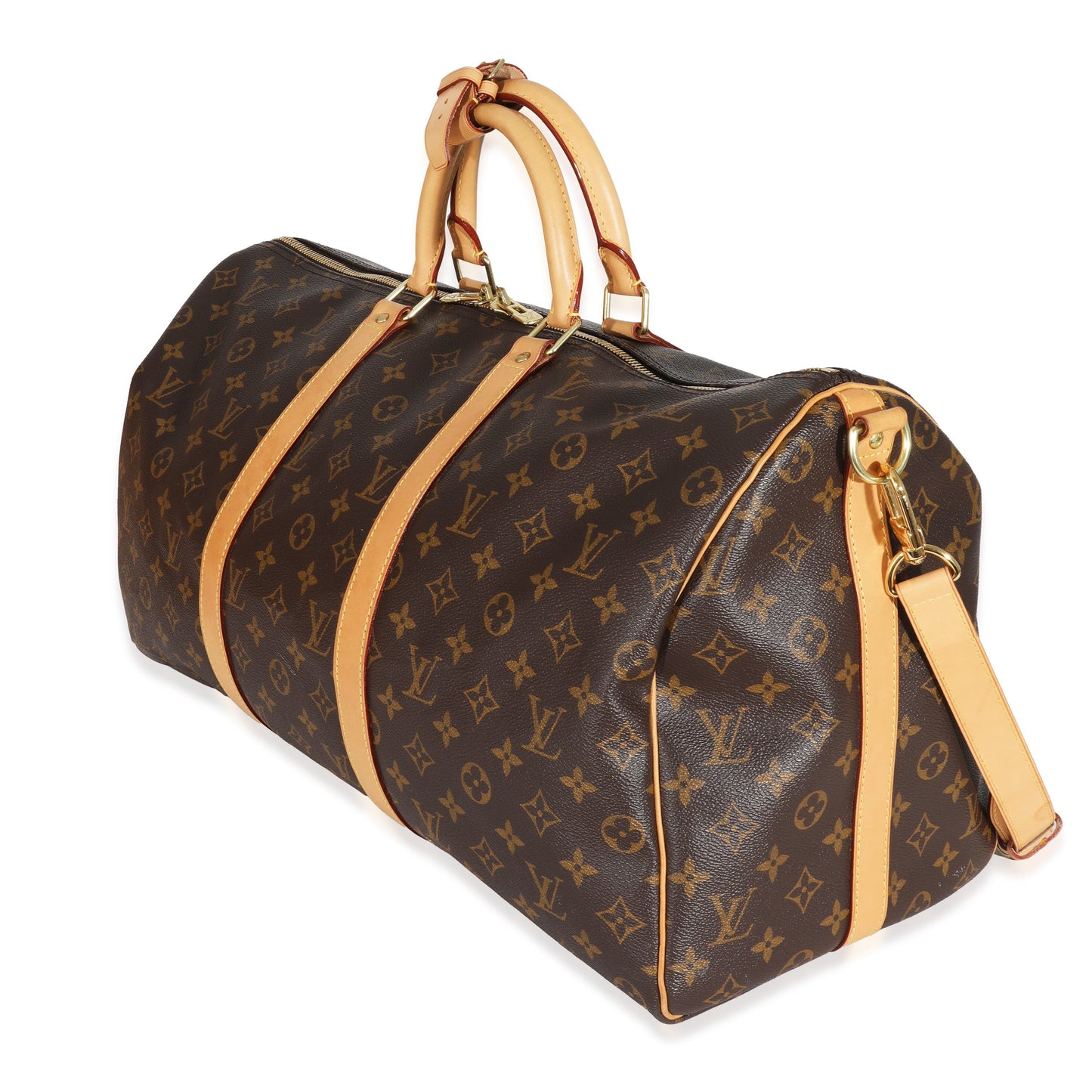 Louis Vuitton Keepall Bandoulière 50 Monogram Canvas Handbag
