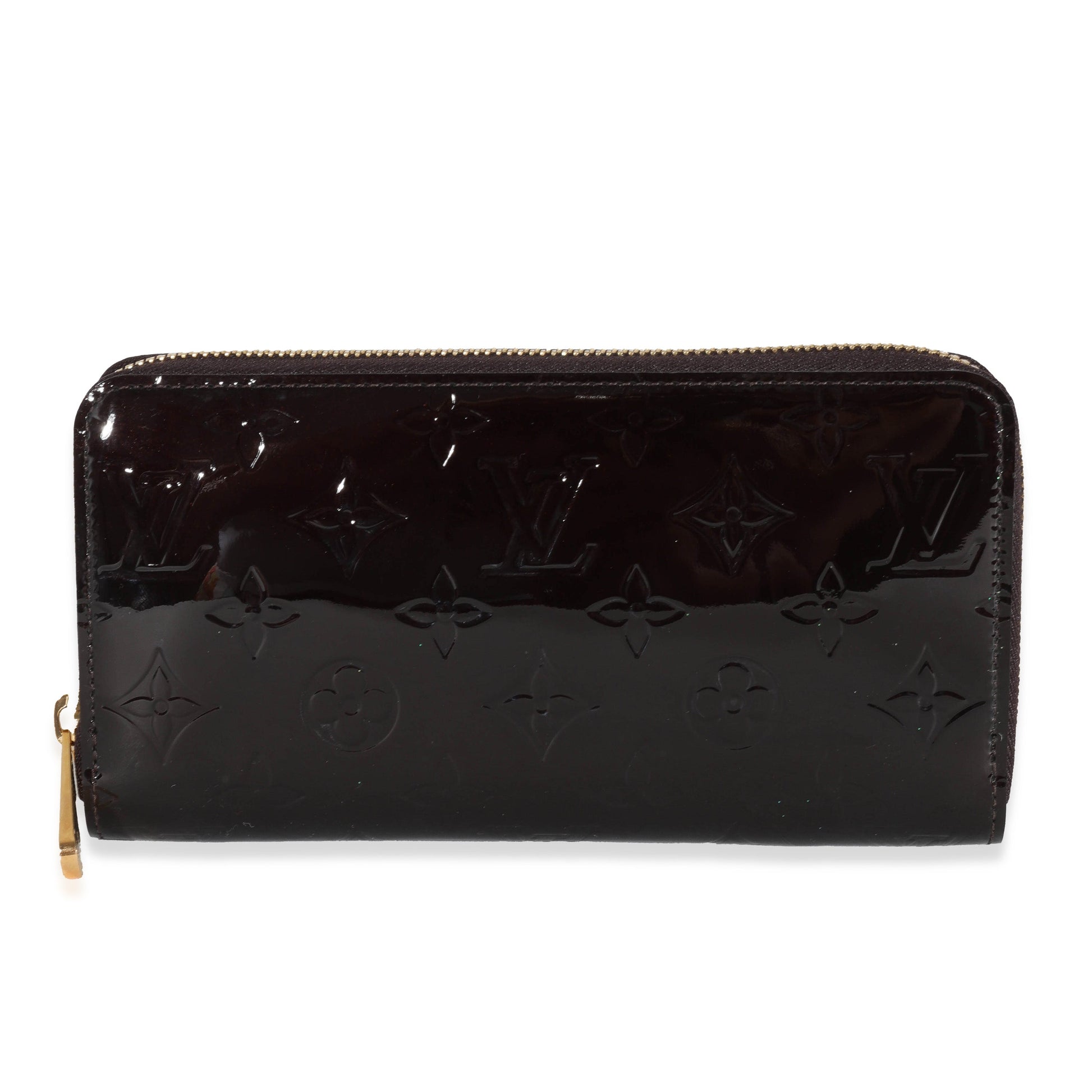 Louis Vuitton Amarante Vernis Zippy Wallet Case