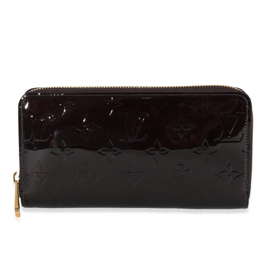 Louis Vuitton Amarante Vernis Zippy Wallet Case