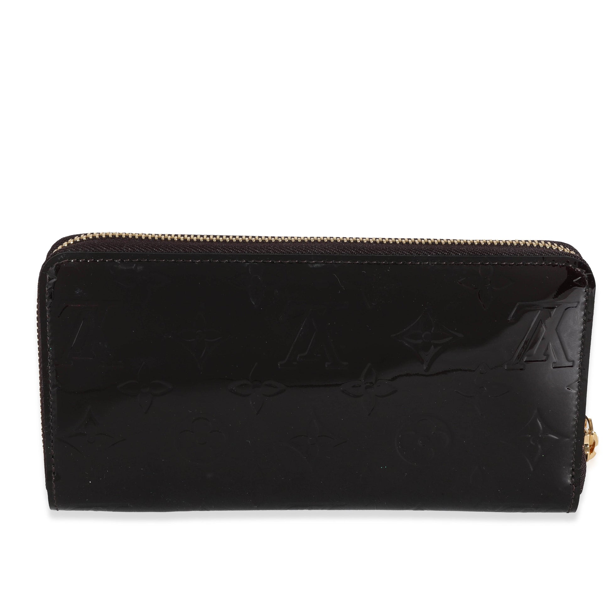 Louis Vuitton Amarante Vernis Zippy Wallet Case