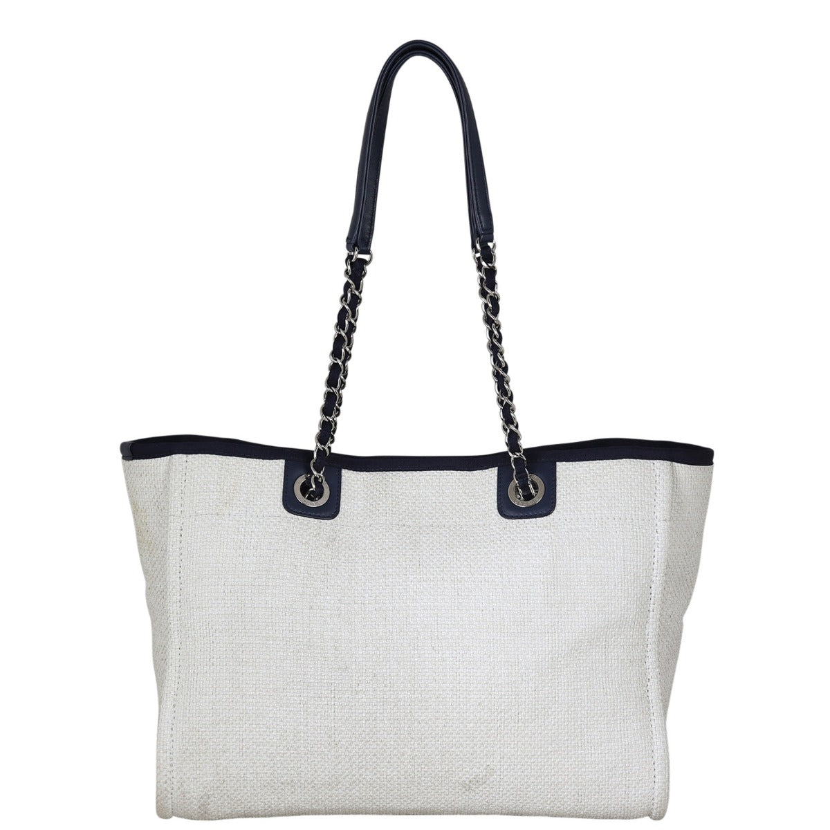 Chanel Deauville Tote White Small Tote Bag