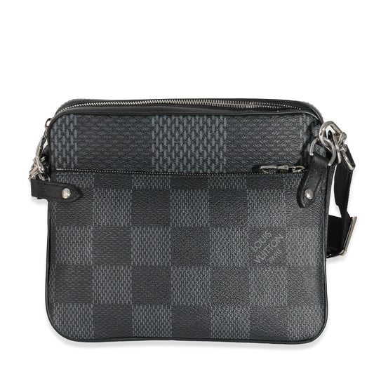 Louis Vuitton Damier Graphite 3D Trio Messenger Canvas Crossbody Bag