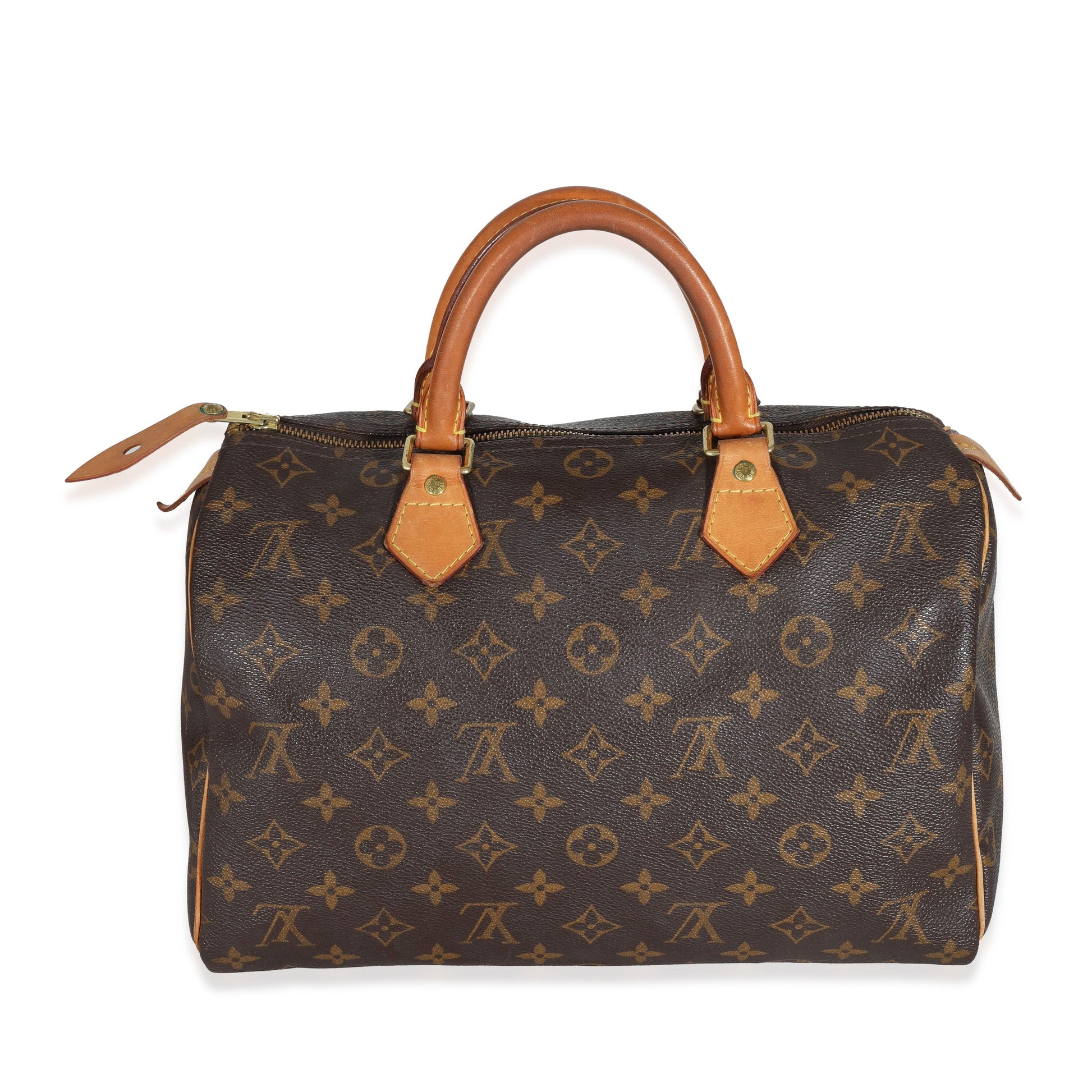 Louis Vuitton Speedy 30 Monogram Canvas Handbag 8