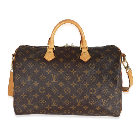Louis Vuitton Speedy Bandoulière 35 Monogram Canvas Handbag Bandouliere 35