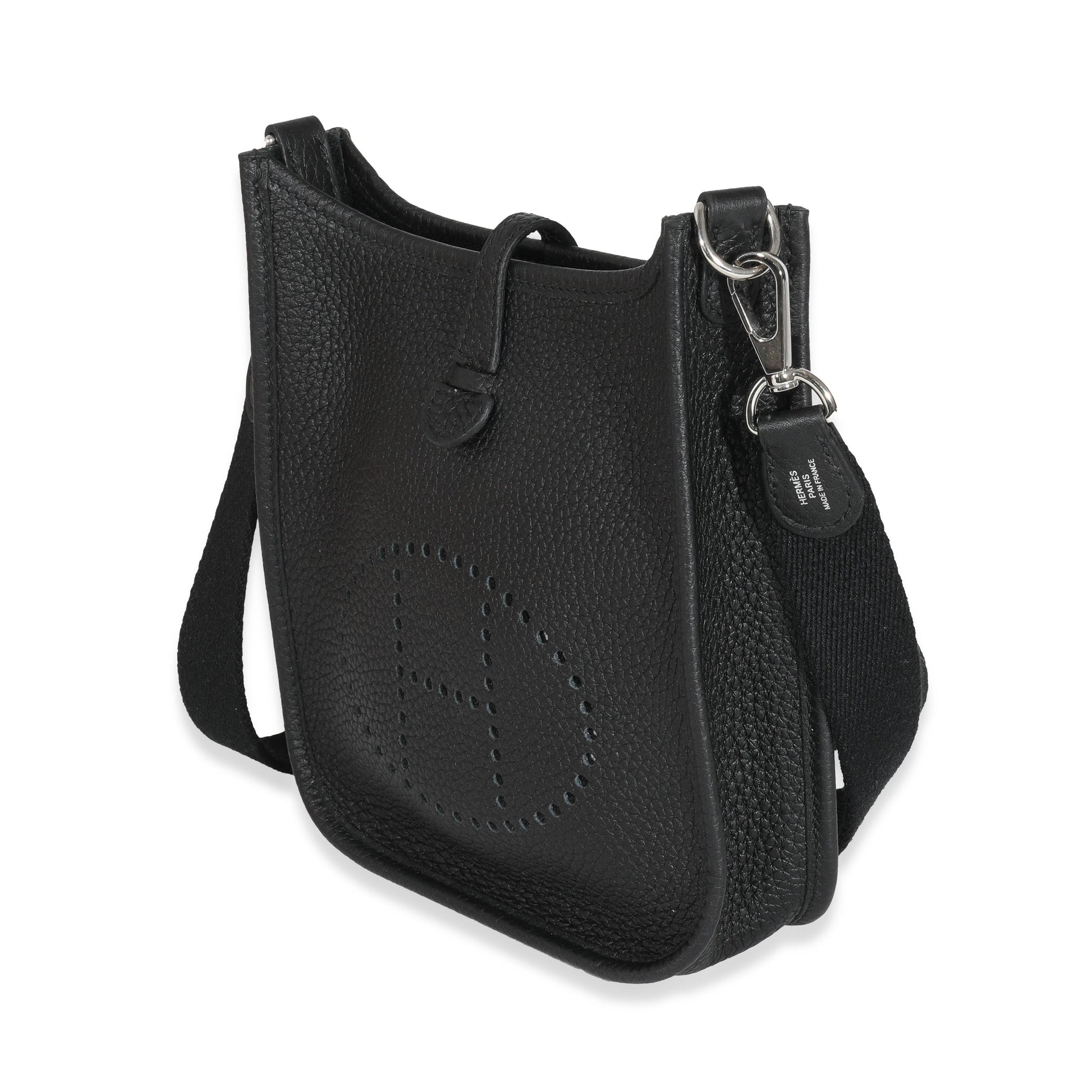 Hermes Luxury Clémence Evelyne Amazone Tpm Handbag Black Travel Bag