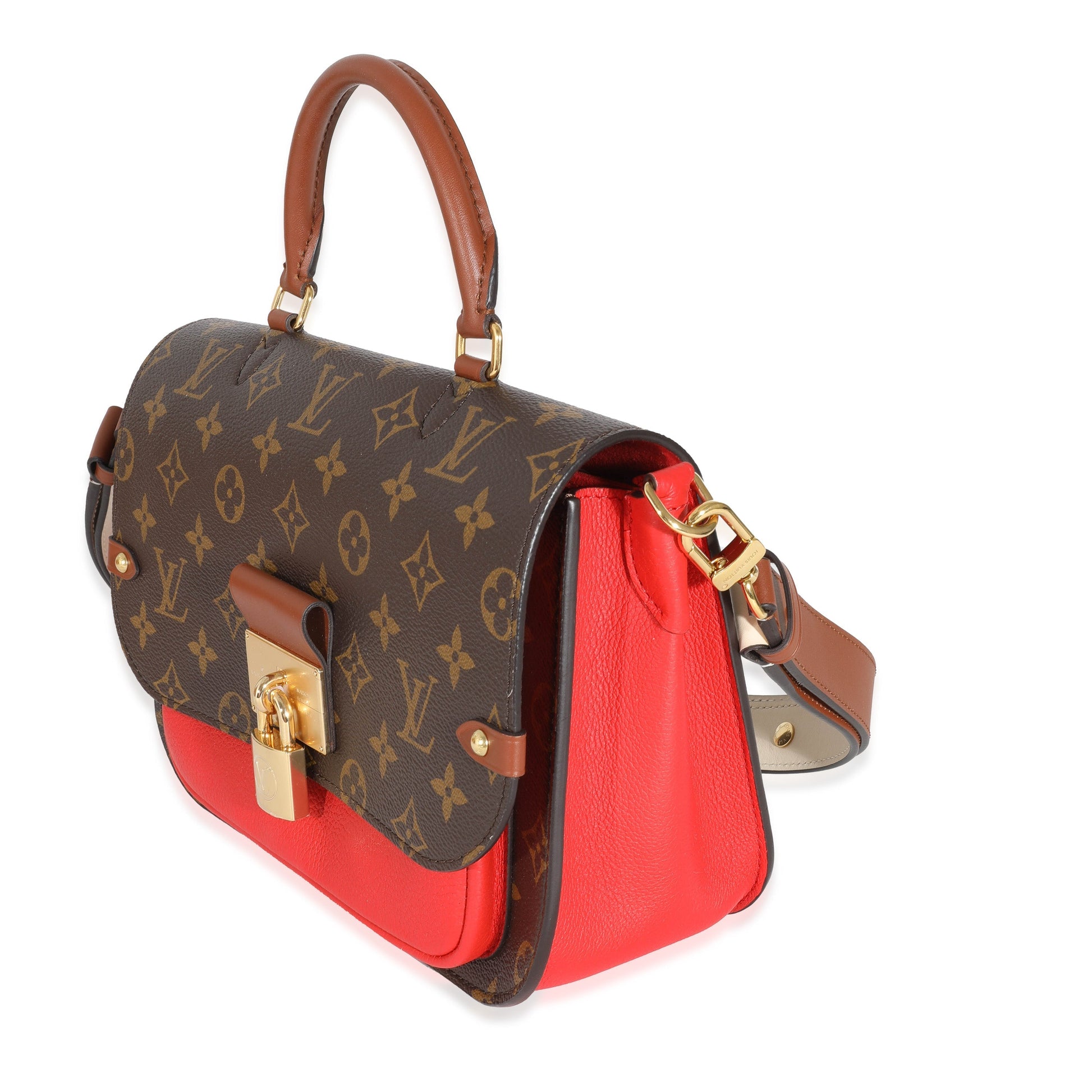 Louis Vuitton Coquelicot Vaugirard Monogram Canvas Handbag Vaugirard Bag