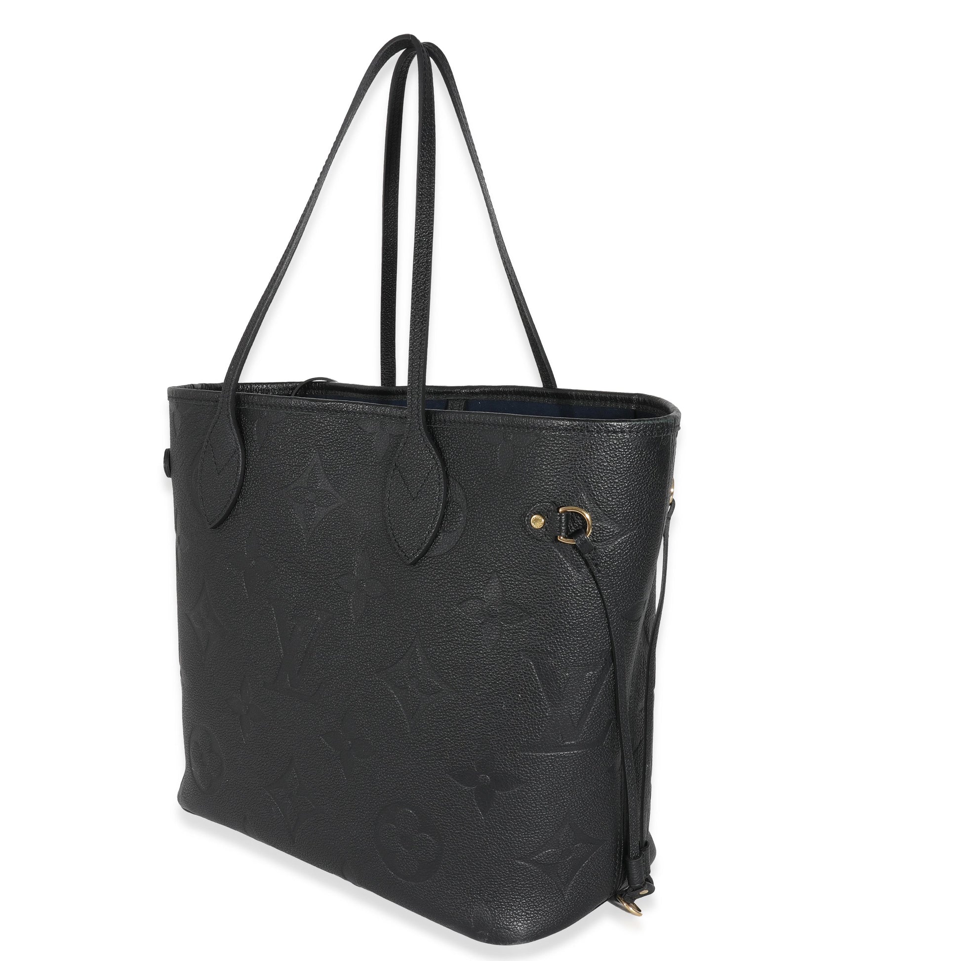 Louis Vuitton Empreinte Neverfull MM Black Tote Bag Neverfull Mm