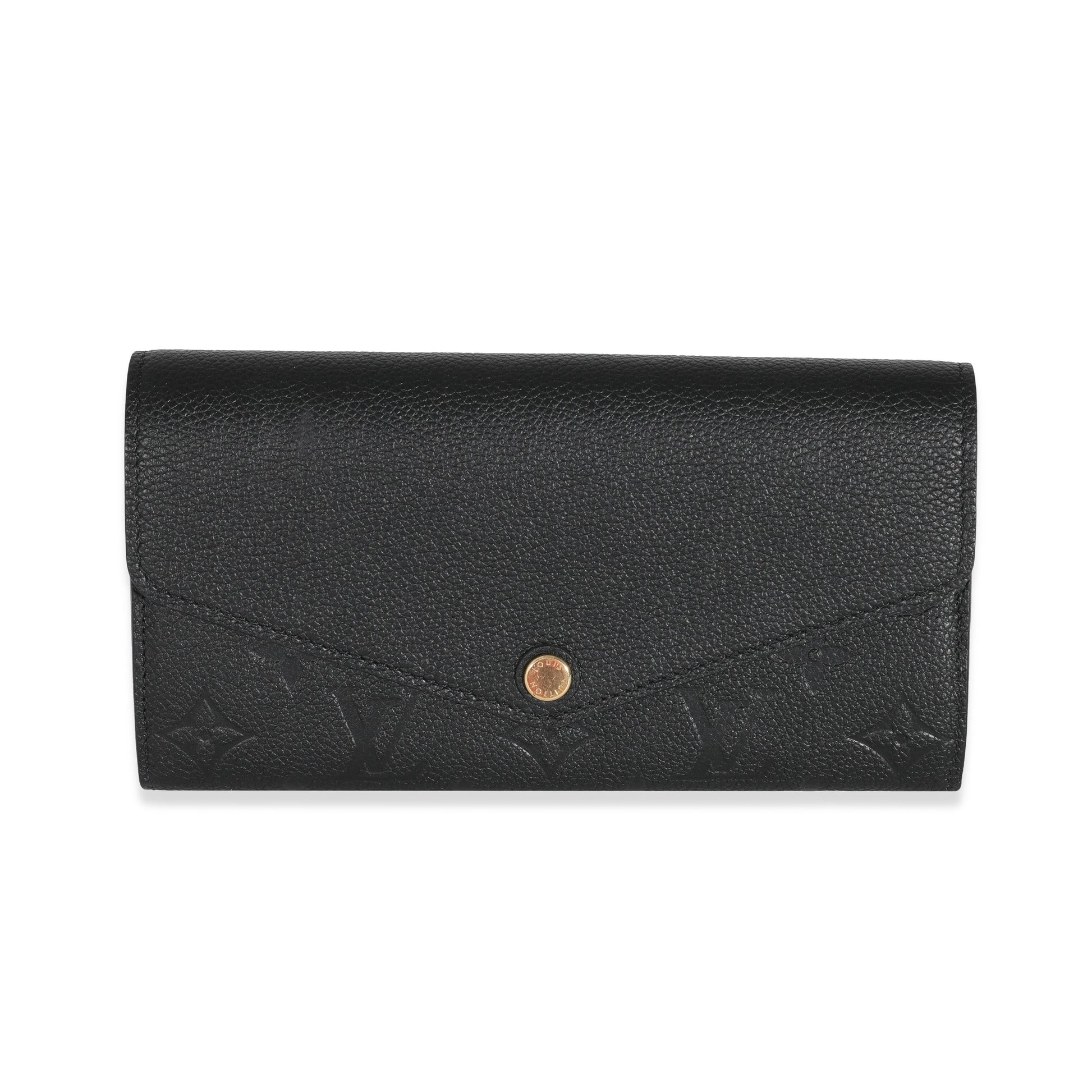 Louis Vuitton Empreinte Sarah Black Wallet Case