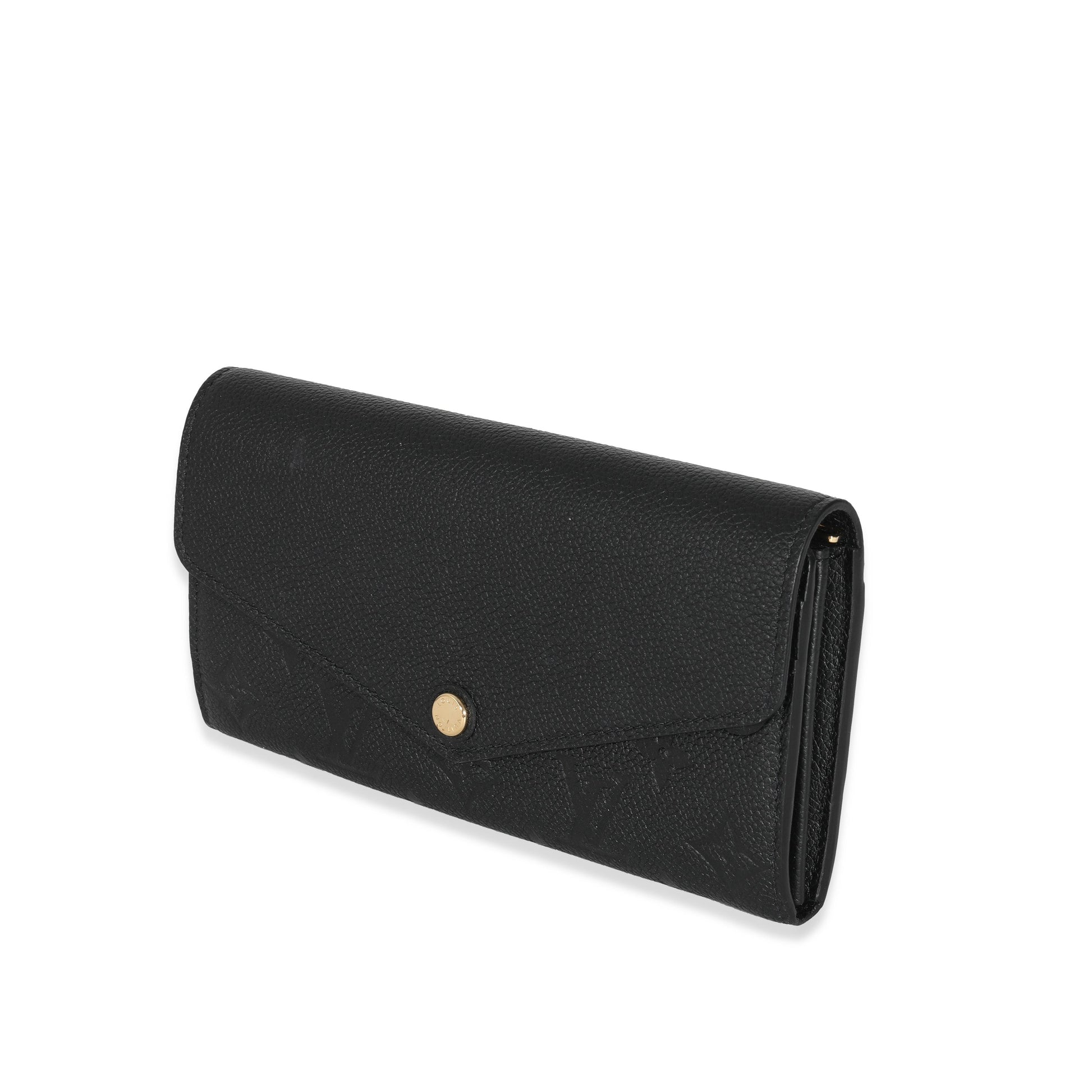 Louis Vuitton Empreinte Sarah Black Wallet Case