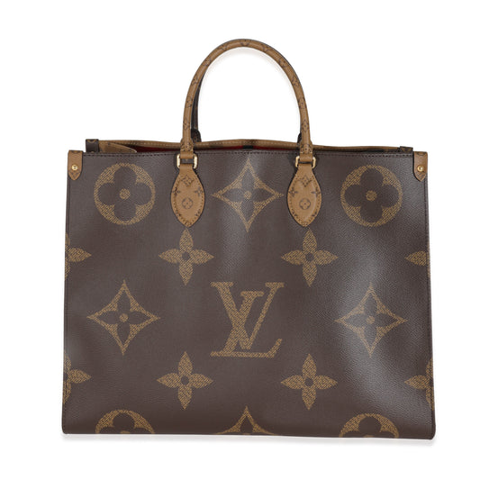 Louis Vuitton Giant Reverse Onthego GM Monogram Handbag Onthego Gm
