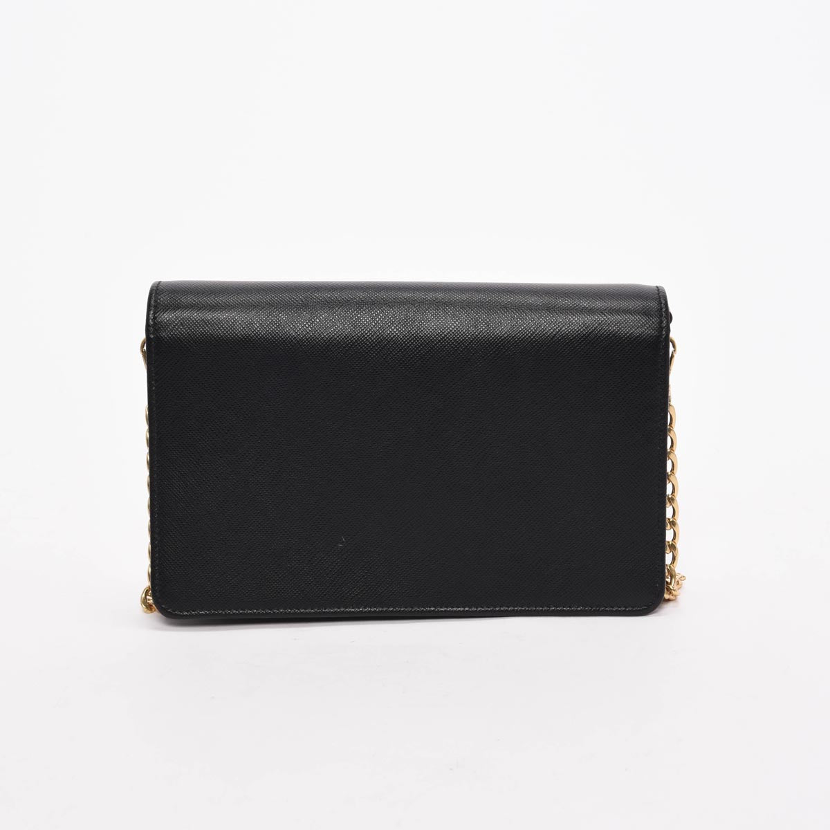 Prada Lux Monochrome Bag Saffiano Black Mini Travel Bag