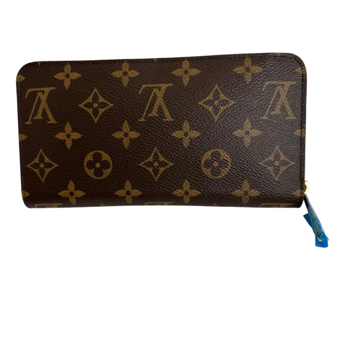Louis Vuitton Long Purse M42616 Zip Around Monogram Canvas Brown Wallet Case 4