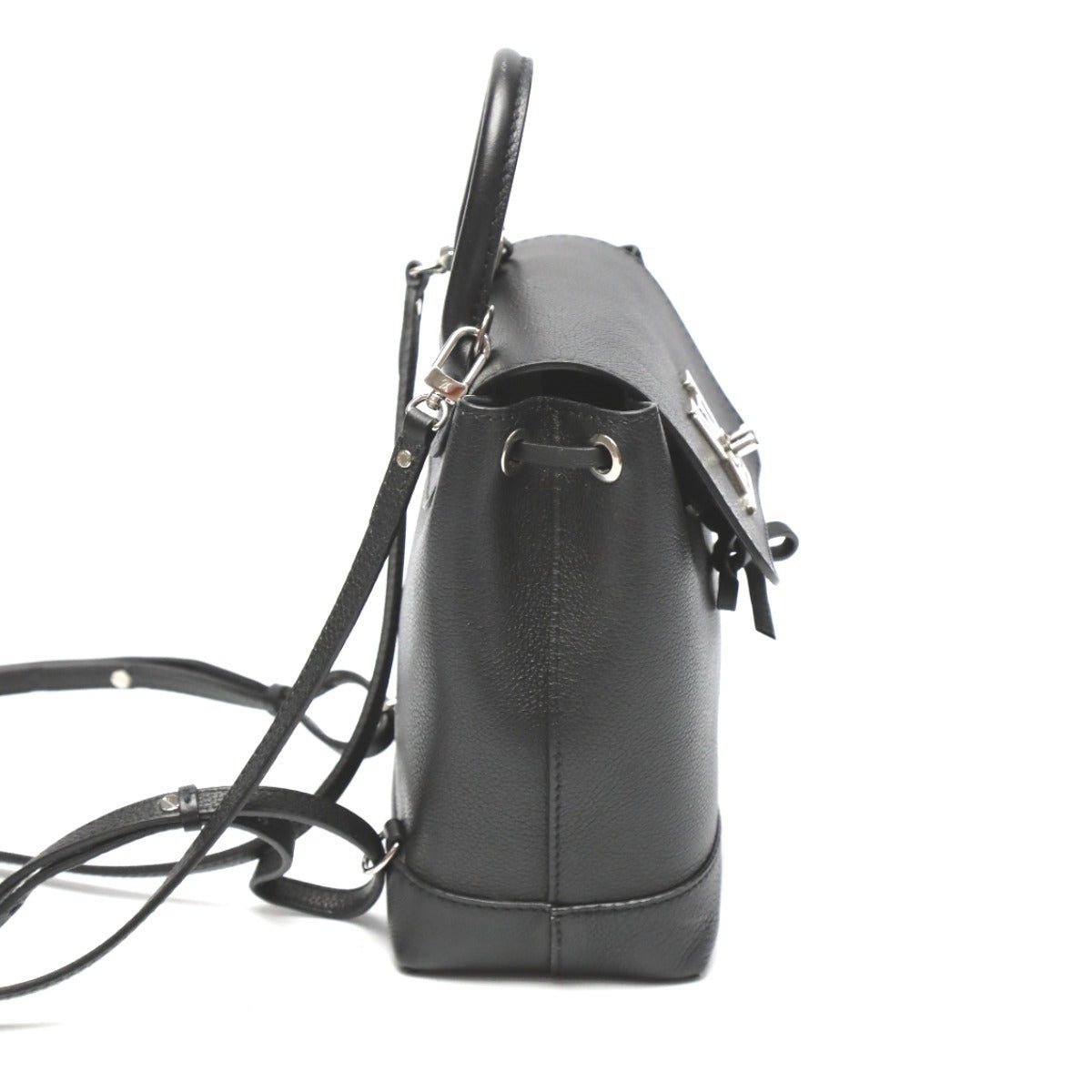 Louis Vuitton Backpack M54573 Noir Lock Me Leather Mini