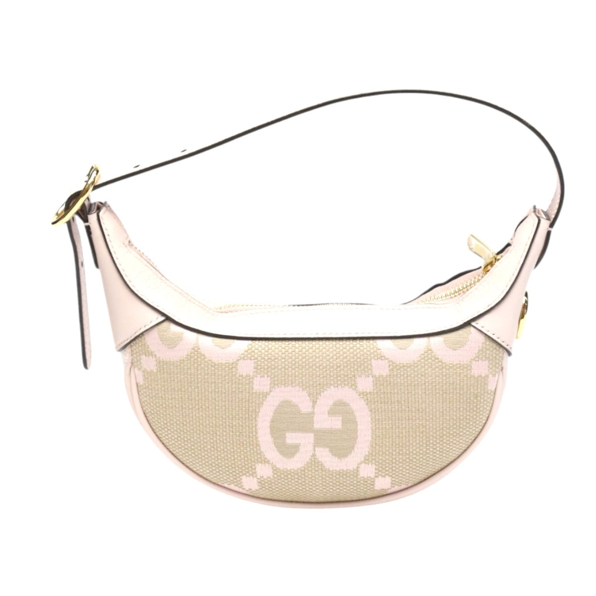 Gucci GG one Ophidia Jumbo GG Canvas Pink Mini Belt