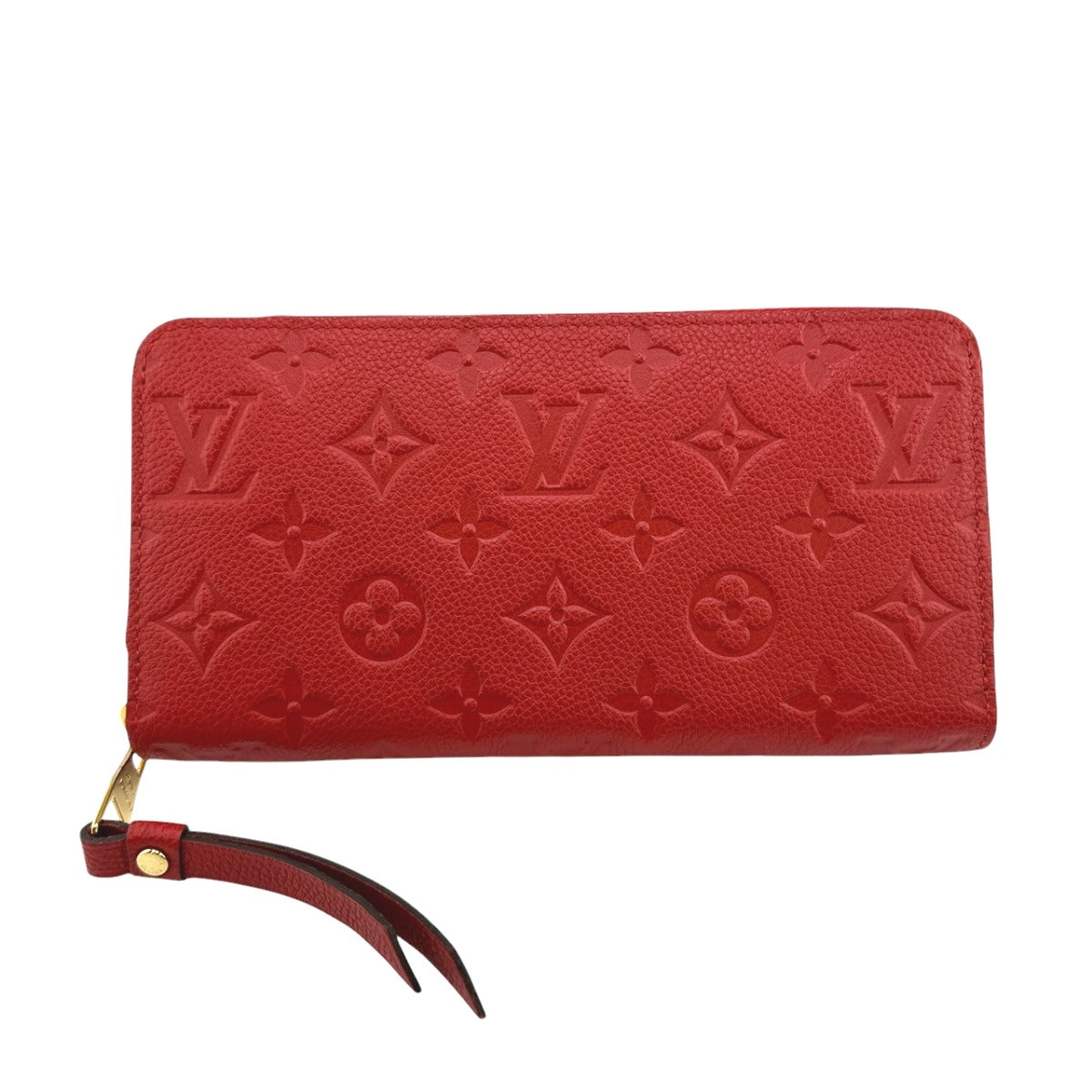 Louis Vuitton Long Purse M60737 Ann Platt Monogram Red Wallet Case 0