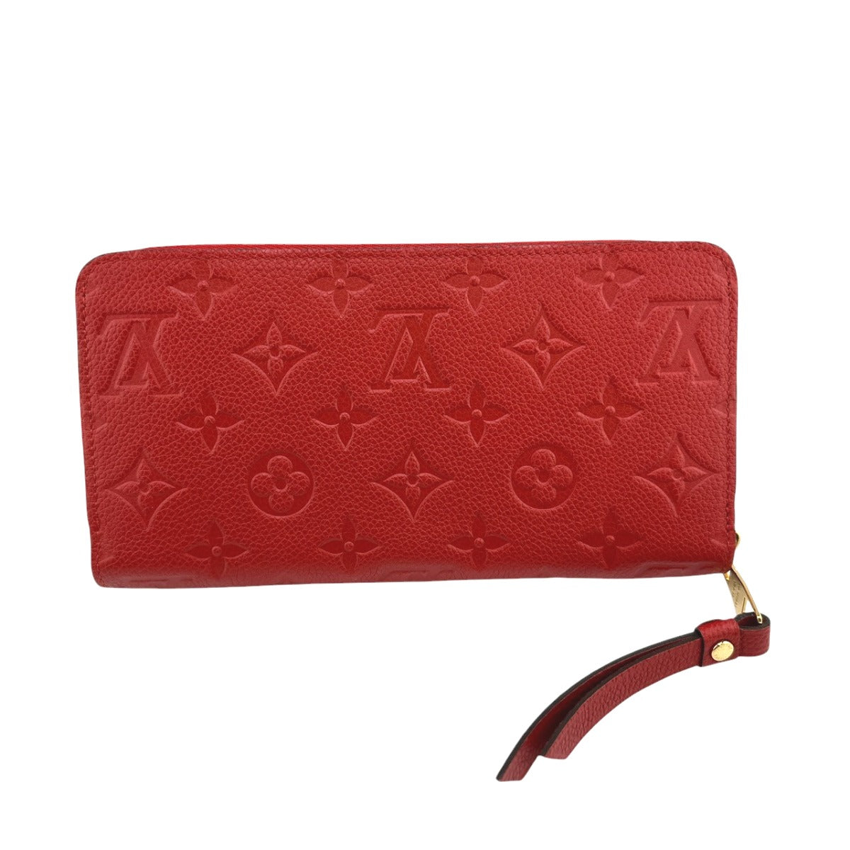 Louis Vuitton Long Purse M60737 Ann Platt Monogram Red Wallet Case 0
