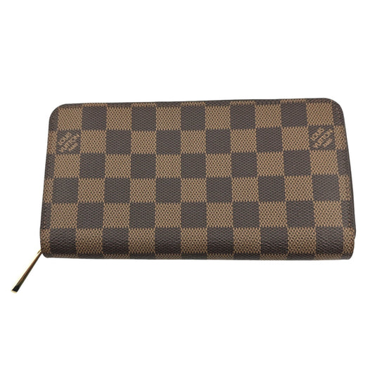 Louis Vuitton Long Purse N60015 Damier Ebene Canvas Wallet Case