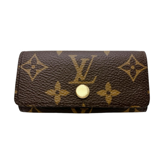 Louis Vuitton Key holder M69517 4 Monogram Canvas Brown Key Chain 7
