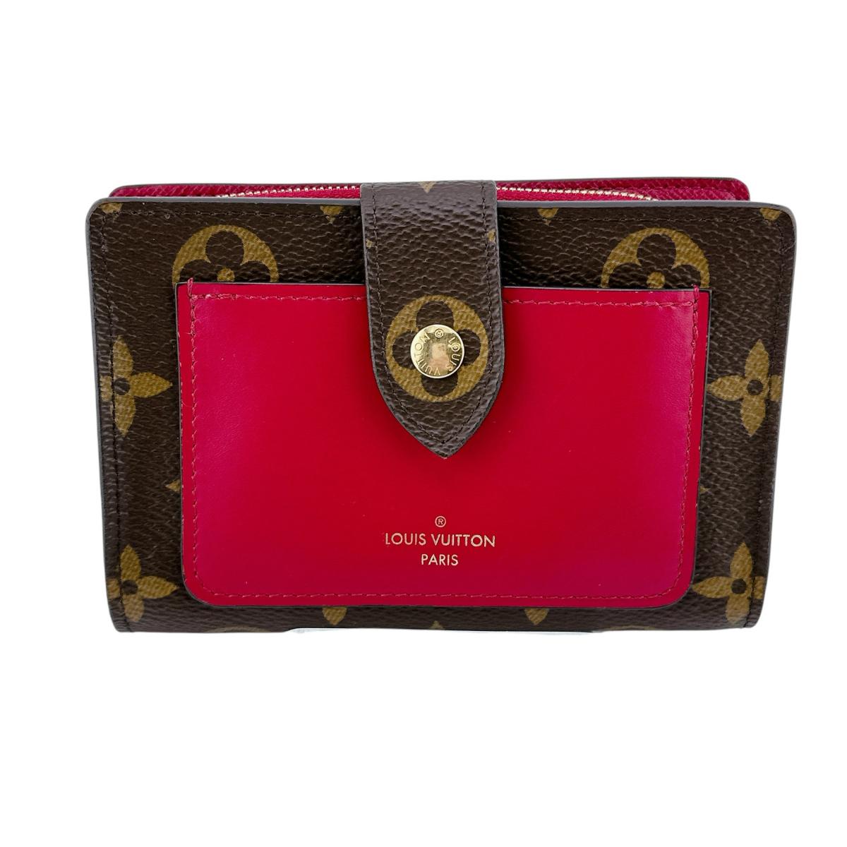 Louis Vuitton Bifold M69433 Fuchsia Bifold Portefeuille Monogram Canvas Wallet Case 0