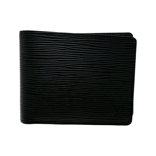 Louis Vuitton Bifold M60662 Epi Bifold Epi Leather Black Wallet Case