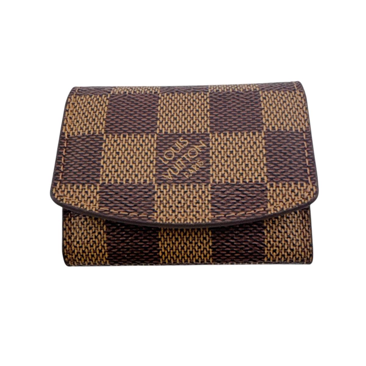 Louis Vuitton Other accessories M61030 Damier Cufflink Canvas Brown Handbag