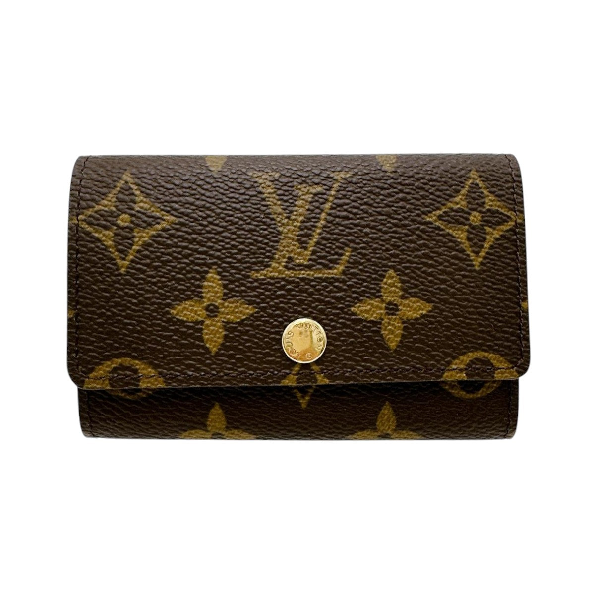 Louis Vuitton Key holder M62630 Key Monogram Canvas Brown Key Chain 4