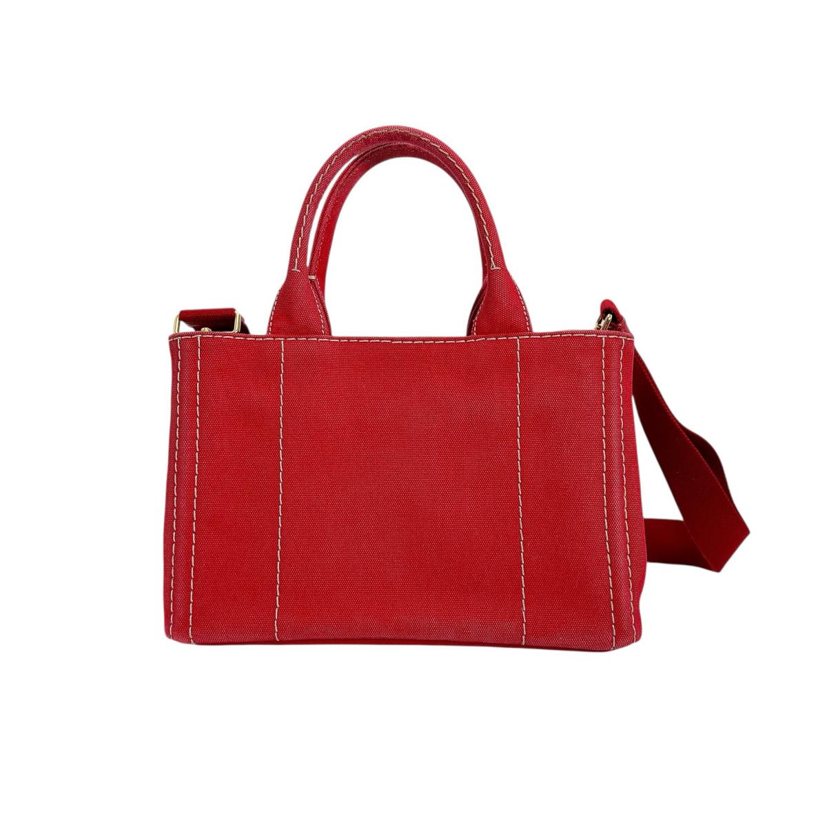 Tote Bag Way Canapa Women Canvas Red