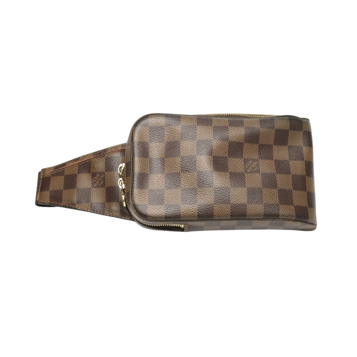 Louis Vuitton Sling N51994 Damier Ebene Waist Canvas Crossbody Bag