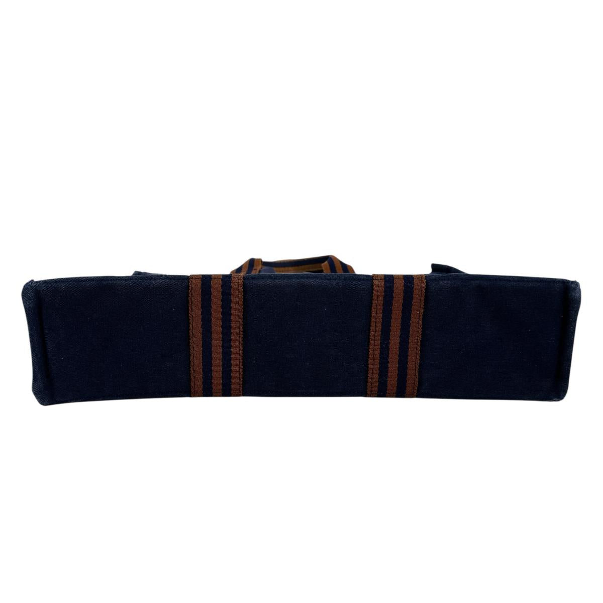 Tote Bag Cotton Navy Handbag Business Bag