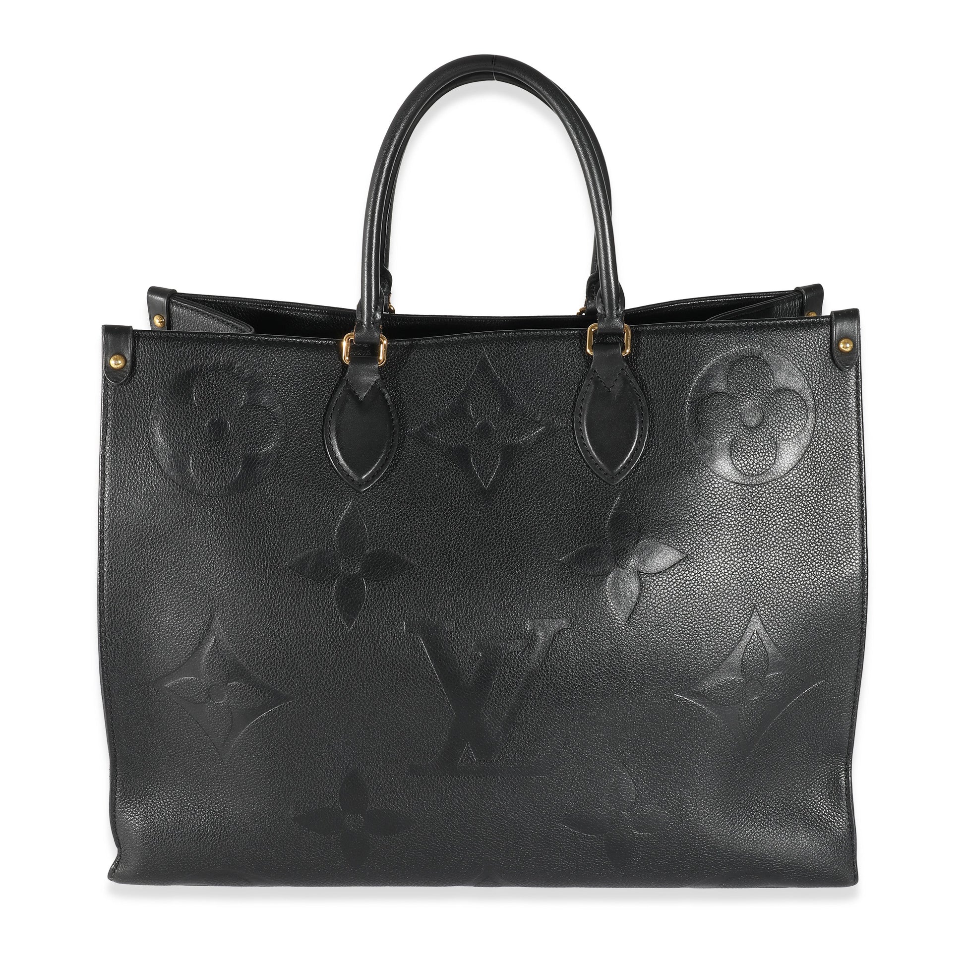 Louis Vuitton Empreinte Onthego GM Monogram Black Handbag