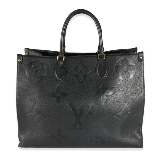 Louis Vuitton Empreinte Onthego GM Monogram Black Handbag