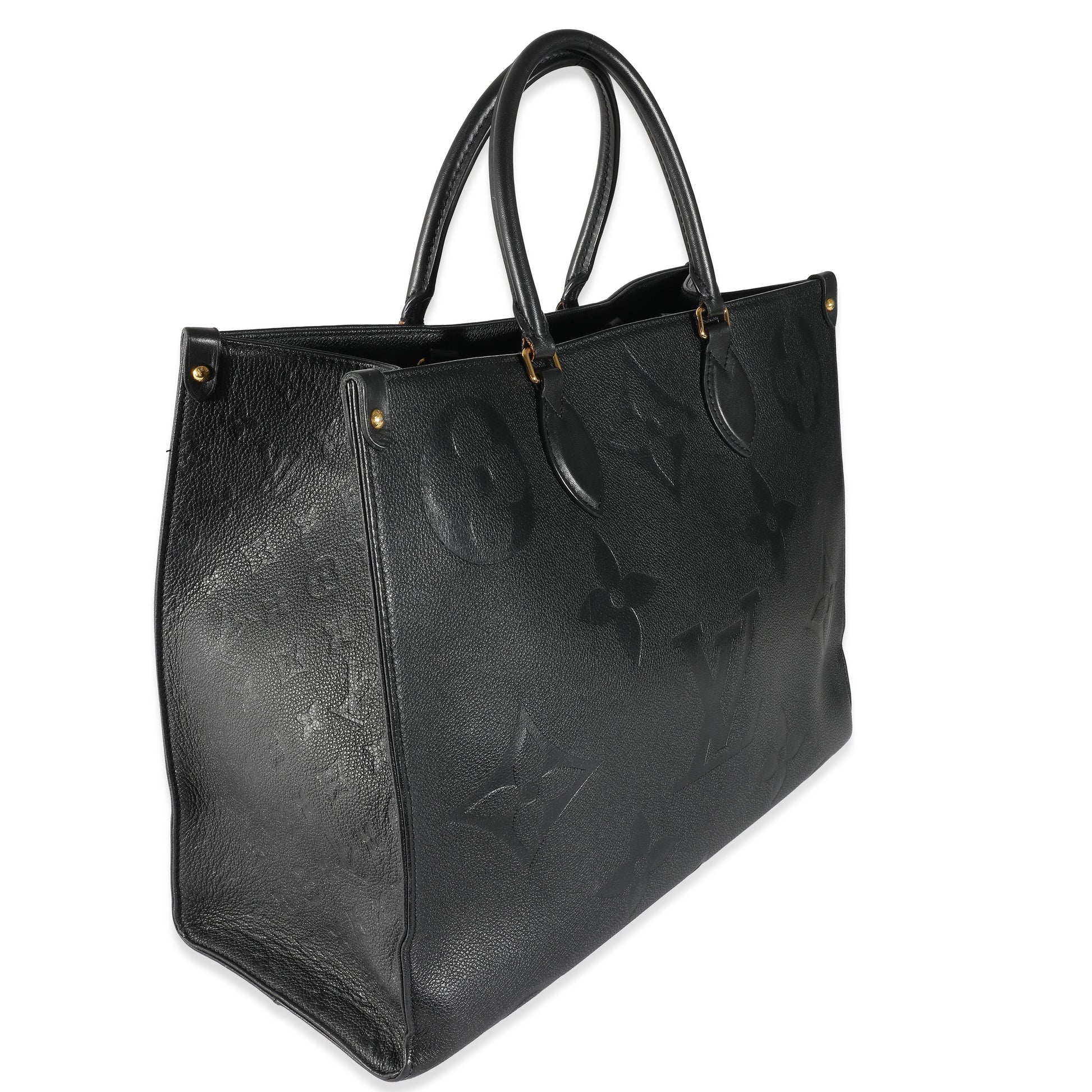 Louis Vuitton Empreinte Onthego GM Monogram Black Handbag