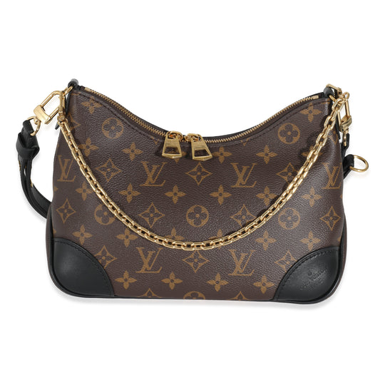 Louis Vuitton Boulogne NM Monogram Canvas Black Handbag Boulogne Nm